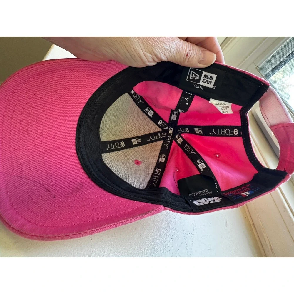 New Era 9FORTY Star Wars Princess Leia Detroit Tigers Pink Youth Hat Adjustable